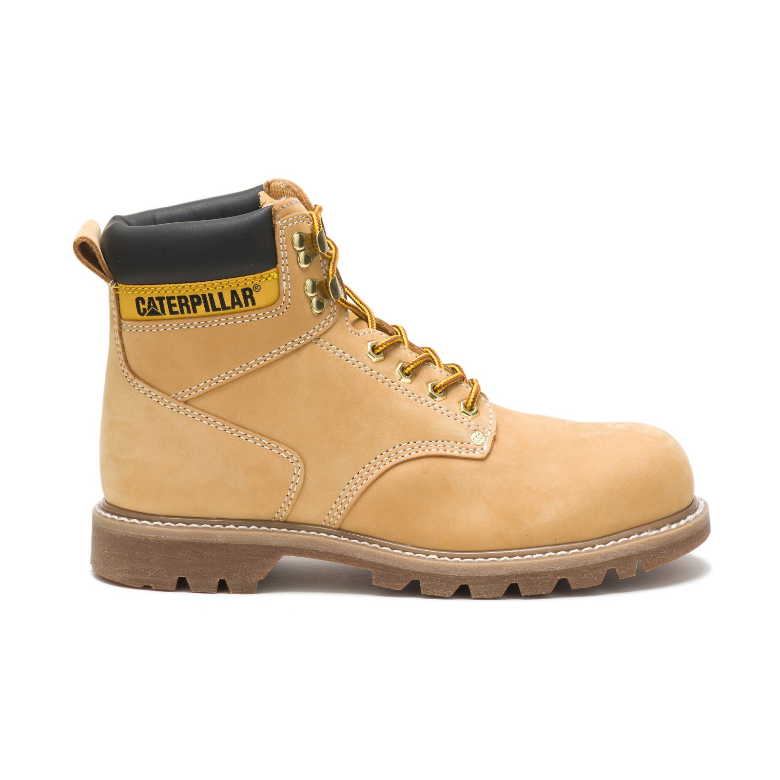 Caterpillar Boots Online Pakistan - Caterpillar Second Shift Steel Toe Mens Steel Toe Boots Orange (754601-QNF)